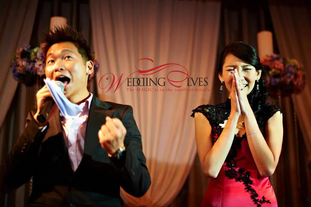 Wedding Emcee Singapore James Yang Hosting a Wedding