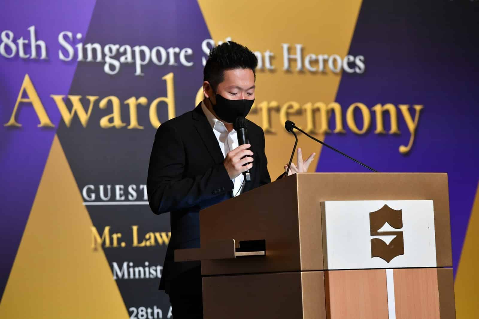 Professional Emcee Singapore James Yang Singapore Silent Heroes 2021