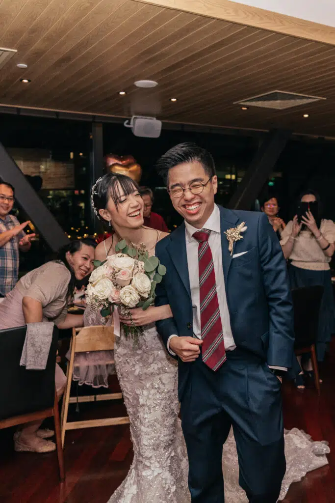 Singapore Emcee James Yang hosting Wedding Event